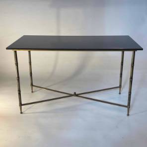 A 1950s Smoked Glass Coffee Table